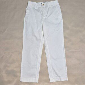 Everlane Women's Size 6 Straight Leg Chino Pants Off White Cotton